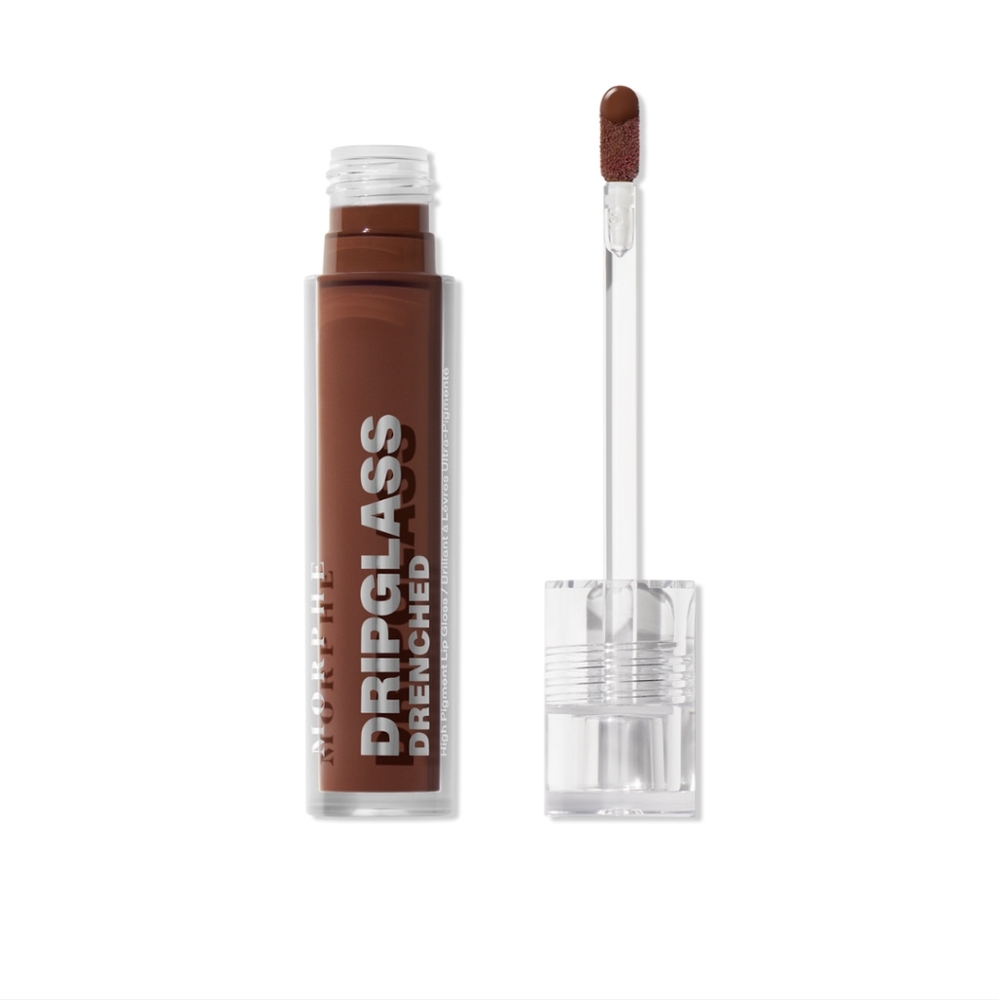 Morphe Dripglass Drenched High Pigment Lipgloss Shade: Cocoa Melt 🤎 ✨ 🆕